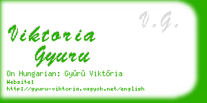 viktoria gyuru business card